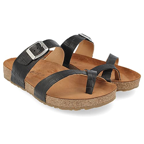 Image of HAFLINGER unisex-adult Summer Genuine Leather Comfort Anatomic Footbeds Straps Juno Sandals