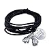 TENDYCOCO - Pulsera de Guantes de Boxeo, Pulsera Multicapa de Cuero, Pulsera de Punto para Hombre y Mujer (Negro)
