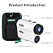 REVASRI Golf Rangefinder with Slope and Pin Lock Vibration, External Slope Switch for Golf Tournament Legal, Rangefinders with Rechargeable Battery 1000YDS Laser Range Finder