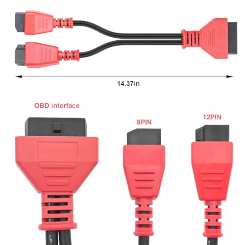 Conector de cable de diagnóstico OBD2 12+8 Zipelo para programación de puerta de enlace 2