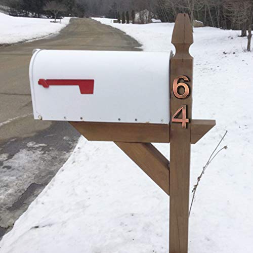 image for Cobata 2.75 Inch Adhesive House Numbers, Mailbox Numbers, Street Door 