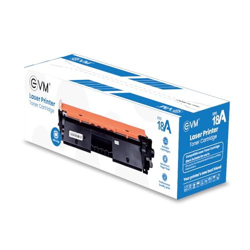 Image of EVM ETC 18A Toner Cartridge - Compatible with HP LaserJet Pro M104a / M104W / MFP M132snw / m132fp / M132fw / M132nw - 1 Year Warranty (ETC-18A)