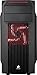 Corsair CC-9011051-WWCORSAIR Carbide SPEC-02 Mid-Tower Gaming Case, Red LED Fan