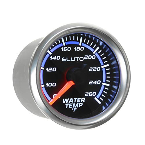 Reloj indicador temperatura agua 52 mm para evitar sobrecalentamiento motor 2