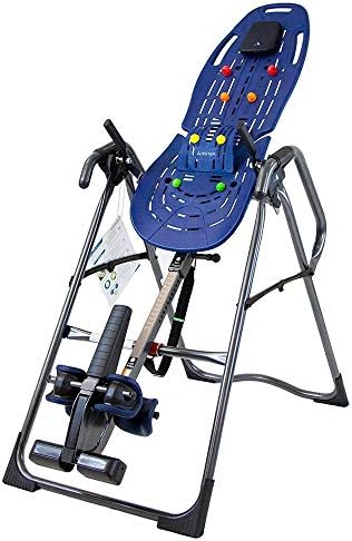 Teeter EP-960 LTD Inversion Table, 3rd-Party Safety Certified, Precision Engineering, with Extended Ankle Lock Handle and Better Back Accessories (Renewed)