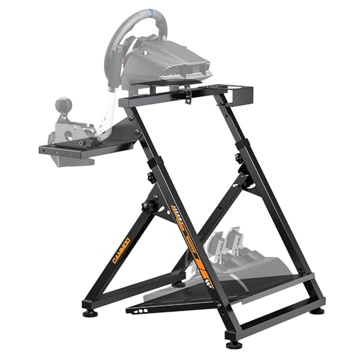 CAMMOO High Compatible Racing Wheel Stand Fits Handbrake, with Cup Holder