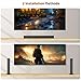 Wohome 2 in 1 Detachable Sound bar with Subwoofers, 4.1 Channel Bluetooth Sound Bar for Smart TV, Home Theater Surround Sound System, Optical,HDMI-ARC, USB Input, Bass Adjust, Remote/Button Control