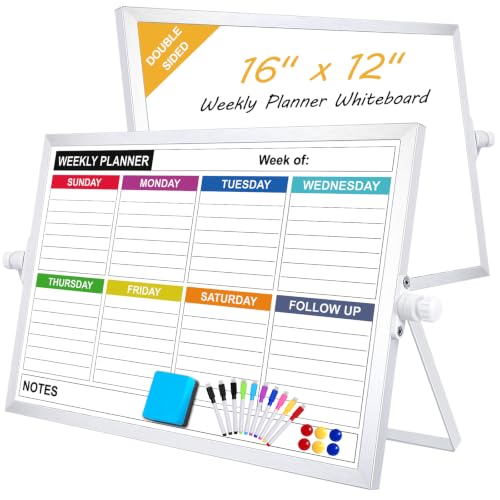 Weekly Desk Whiteboard Calendar