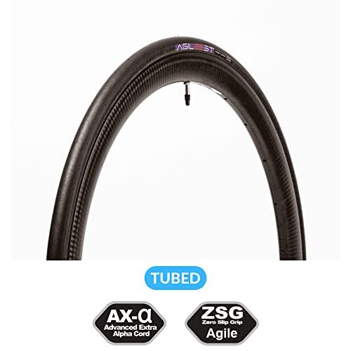 Panaracer Agilest Folding Road Tyre: Black/Black 700x25c, Black / Black - Image 4