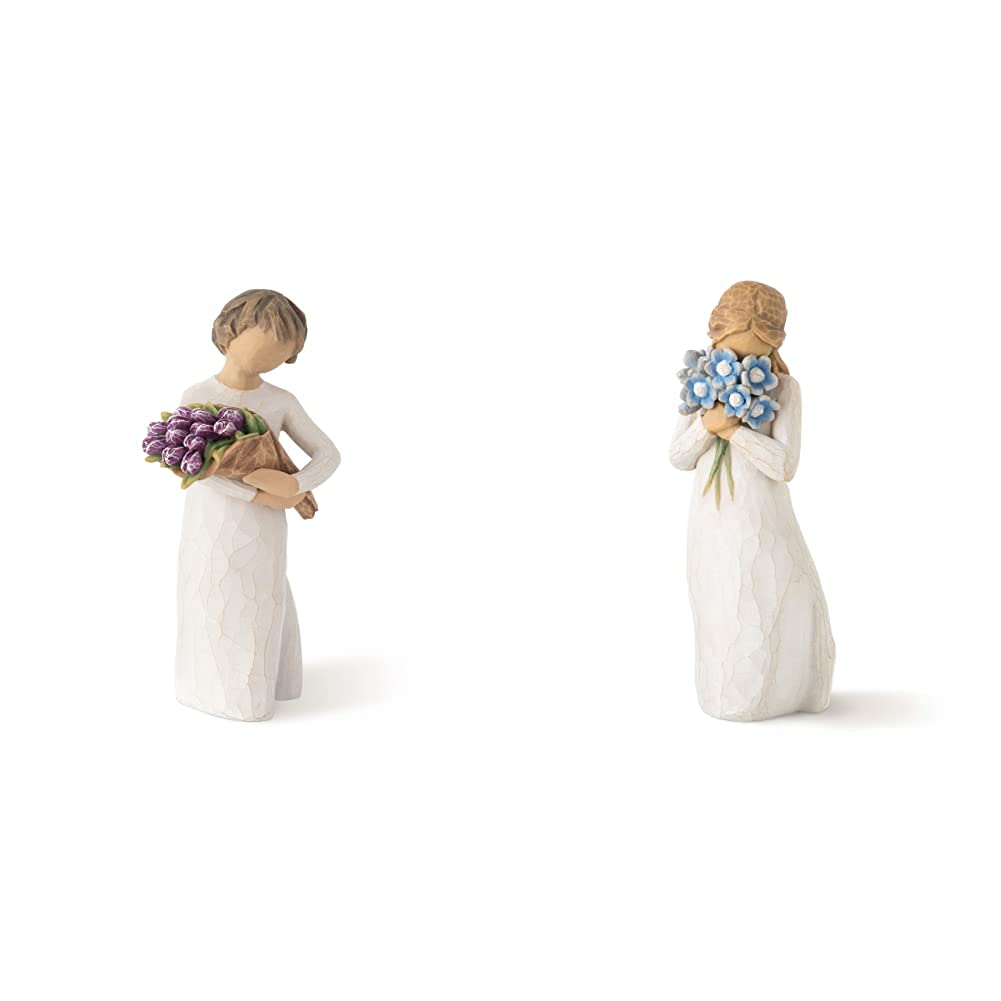 Surprise Figurine & Forget Me Not Figurine
