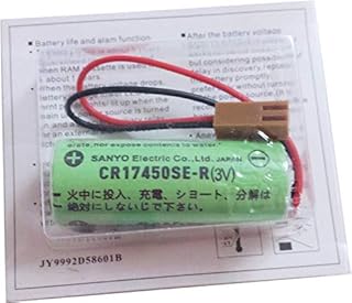 EM Sanyo Battery CR17450SE-R - 3V - 2200mAh - A98L-0031-0012 - CR17450-17450 PLC w/2P Plug