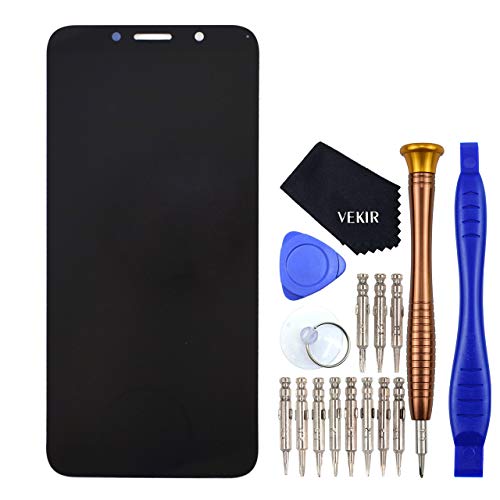 XT2029 LCD Display Touch Digitizer Glass Screen Assembly Replacement for Motorola Moto E6 Play Black(No Frame)