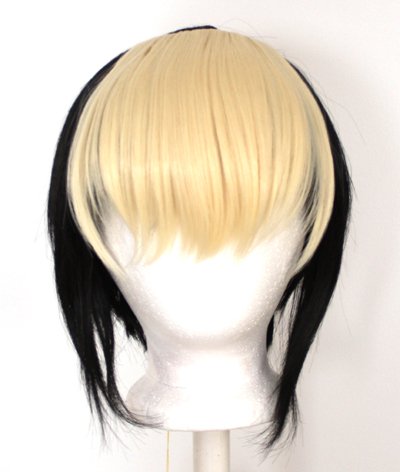 Miniatura 3 de Clip corto en flequillo accesorio de pelo sintético - Marrón caoba