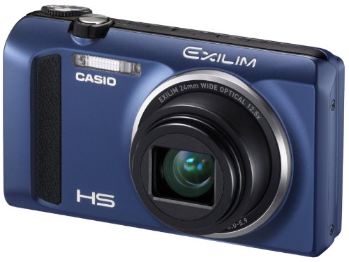 Casio Exilim Ex ZR400 Digital Camera 7.62 Inches 12.5x USB Blue