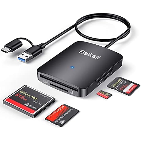 Beikell 4 in 1 USB C Card Reader Cover