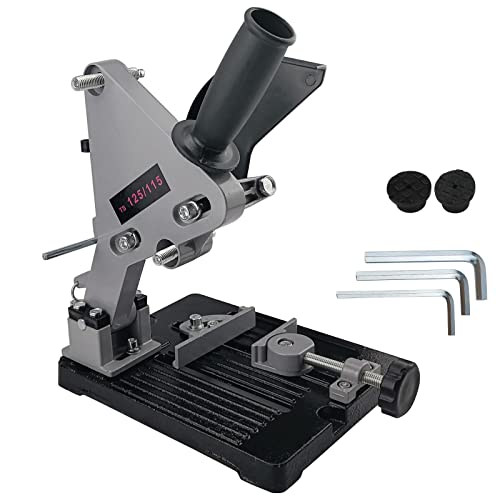 Heavy Duty Angle Grinder Stand for 4-6 Grinder Cast Iron Base Stable