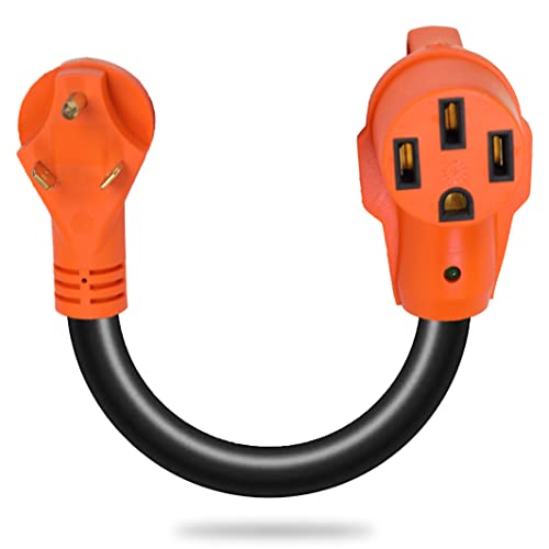 Technorv 30 Amp To 50 Amp Rv Dogbone Adapter #TOP1