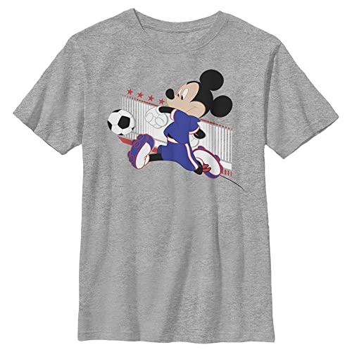 T-shirt Disney coton confortable pour garçon actif taille Small gris