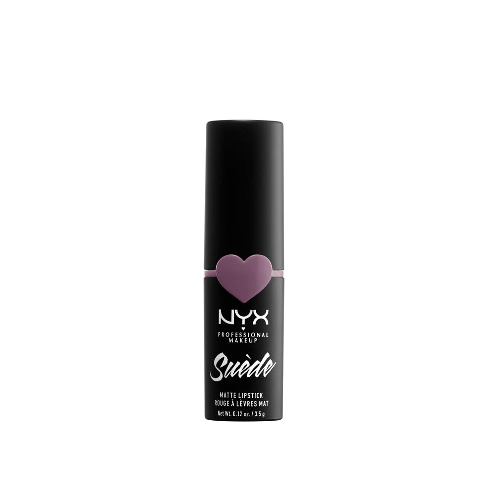 NYX PROFESSIONAL MAKEUP Suede Matte Lipstick, Violet Smoke 15