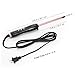 KIPOZI Thin Curling Wand, 3/10 Inch Small Curling Wand for Short & Long Hair, Ceramic Barrel Curling Wand Dual Voltage Hair Curler with Adjustable Temperature, Include Heat Resistant Glove