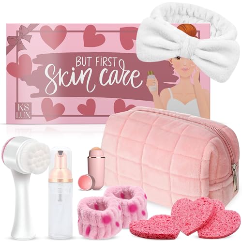 Skincare Kit, rutina skincare pack, skincare niñas 10 años, kit de limpieza facial, skin care niña, set skin care coreano, pack regalo mujer, accesorios de belleza, ideas regalo original, korean.