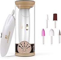 TOUCHBeauty Electric Nail File Drill Buffer Polisher with LED Light Professional Manicure Pedicure Set Golden (TB-1333...