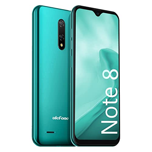 Ulefone Unlocked Smartphone, Note 8 Android Phones Unlocked 2Gb+16Gb, Dual Rear Camera Triple Card Slots, 5.5" Ips Full-Screen 3G Dual Sim Cell Phone Unlocked, 2700Mah, Face Recognition - Green #TOP4