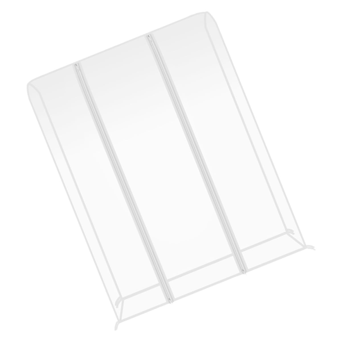 Copertura Trasparente per Appendiabiti 160x50x150 Cm in Plastico