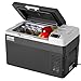VEVOR Tragbarer Autokühlschrank, 12 V Auto Kühlbox, 25 L Einzelzonen-Tragbarer Gefrierschrank, -20 bis 20 ℃ Einstellbare Temperatur, Kompressorkühler für Outdoor, Camping, Wohnmobil, Auto