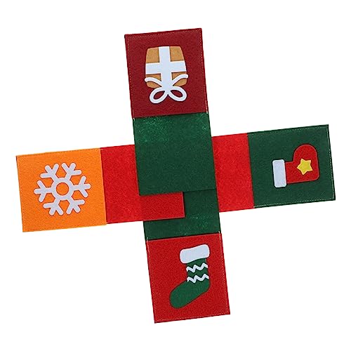 Cabilock 4piezas Bolsas De Fieltro para Cubiertos De Navidad Soporte Decorativo para Tenedor y Cuchara Accesorios para Fiesta Navideña para Decoración De Mesa Cenas De Invierno