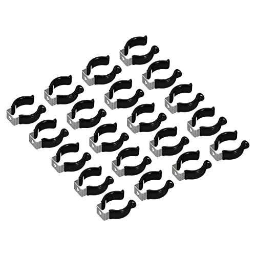 MECCANIXITY T8 U Clips Holder Bracket for LED Light Bulb Mounting Bracket Support Stainless Steel Fluorescent Tube Holder Pipe Clamps Spring Holder Tool Clips
