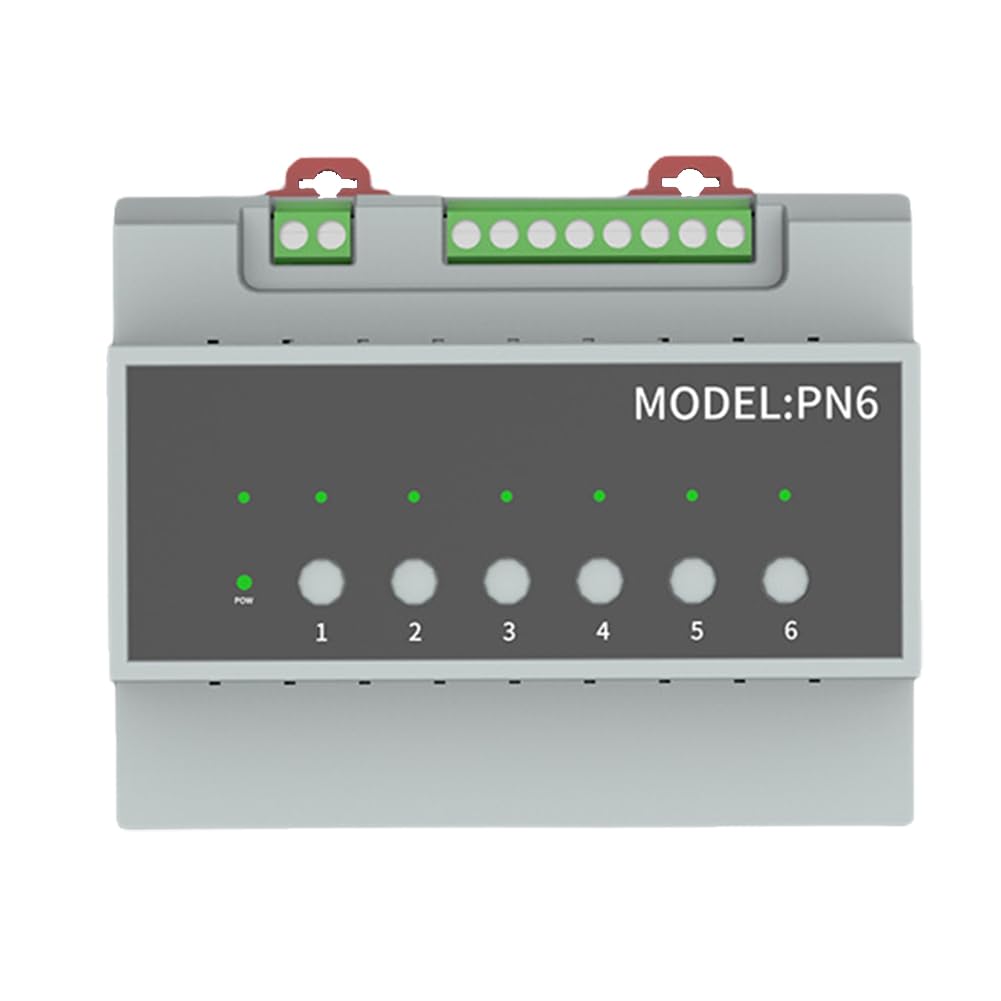 Tuya Smart Zigbee 6CH Relais Schaltmodul Zur Fernbedienung Von Geräten, Unterstützt 3-Wege-Motorsteuerung