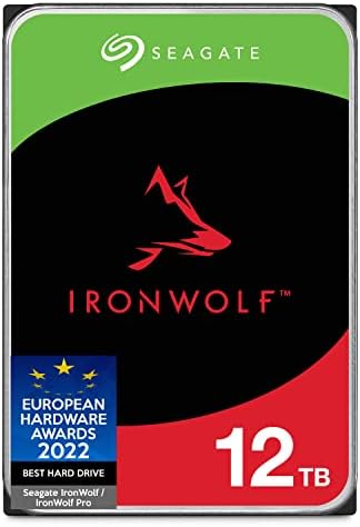 Seagate IronWolf 8 TB NAS Internal Hard Drive HDD  3.5 Inch SATA 6 GB/s 7200 RPM 256 MB Cache for RAID Network Attached Storage, 3 Years Data Recovery  Frustration Free Packaging (ST8000VNZ04)