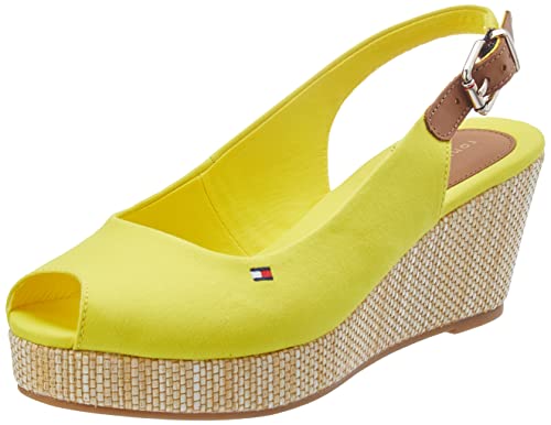 Tommy Hilfiger Damen Wedge Espadrilles Iconic Elba Sling Back Wedge...