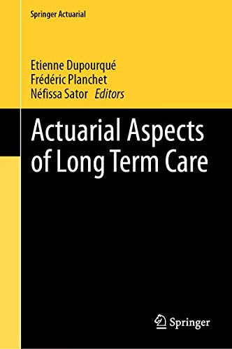 Buy Actuarial Aspects of Long Term Care — BookShops.in