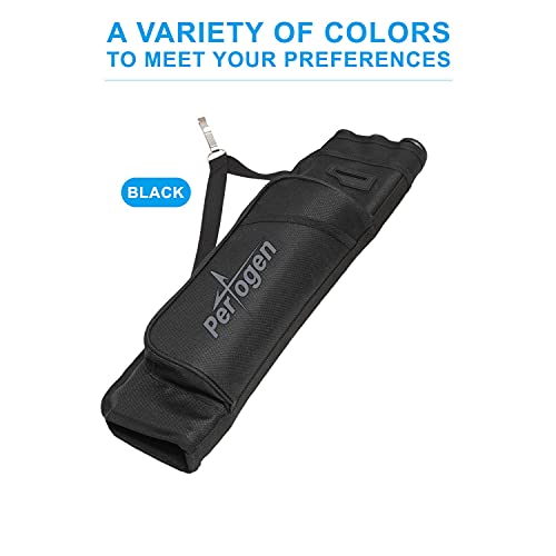 Perogen Flipside 3-Tube Compact Hip Target Quiver Holder For Adults, Target Practicing And Target Shooting (Black) #TOP2