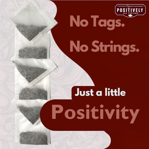 Image of Organic Positively Tea Company, South African Red Rooibos Tea Bags, 100 Count, Eco-Friendly Tea Bags, Non-GMO