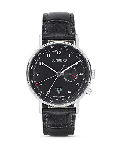 Preisvergleich Produktbild Junkers Herren-Armbanduhr Analog Quarz Leder 67342