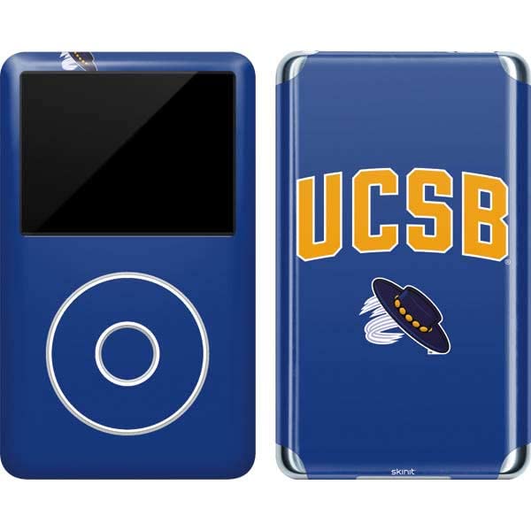 Skinit Decal MP3 Player Skin Compatible with iPod Classic (6th Gen) 80GB - Officially Licensed College Santa Barbara UCSB Design