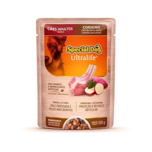 Sachê Special Dog Cães Adulto Cordeiro 12 unidades Ração Úmida