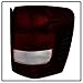 ACANII - For 1999-2004 Jeep Grand Cherokee Red Smoke Rear Tail Lights Brake Lamps Left+Right