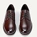 Amazon Essentials Men's Round Toe Derby Dress Shoes, Dark Brown, 11