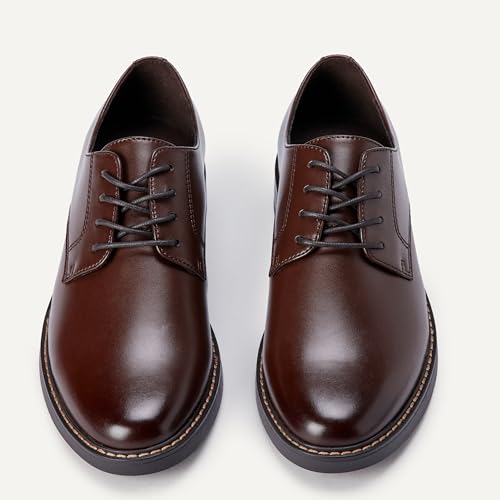 Image of Amazon Essentials Men's Round Toe Derby Dress Shoes