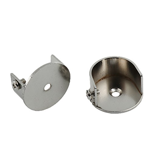 Baoblaze 4X Suportes de cortina de suporte de suporte para suporte, suporte de parede, 28 mm, varões