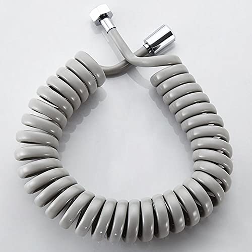 teleskopischer duschschlauch 3m duschschlauch 2m verdrehschutz schlauch flexibler duschschlauch Bidet Federschlauch G1/2 passend für Badbalkon-4m Cover