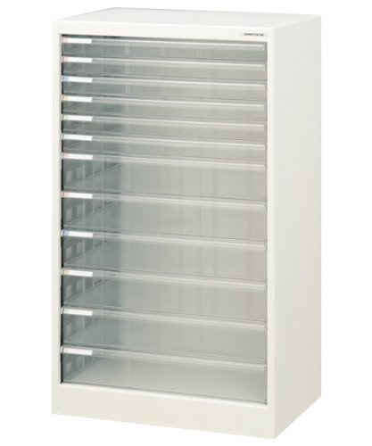 ナカバヤシ アバンテV2 フロアケース A3 浅6段 深6段 A3F-12 シロ