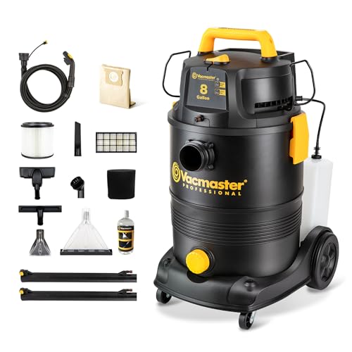 Vacmaster VK809PWR 0201 8 Gallon 5.5 Peak HP Wet/Dry/Upholstery Shampoo Vacuum Cleaner by Vacmaster - Image 2