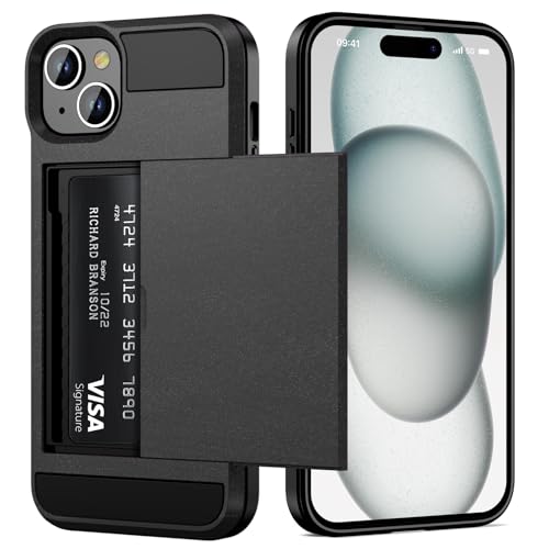 Vofolen for iPhone 15 Case Wallet with Card Holder