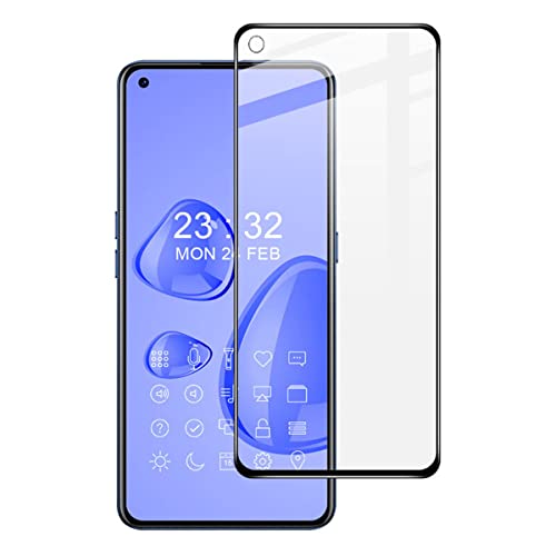 Image of eZell Tempered Glass (Curved) compatible for Realme GT, Sensitive touch, Edge to Edge Coverage Full Screen protector with Dry & Wet Wipes