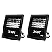 Produktbild Ankishi 30W LED Strahler Außenstrahler,5000LM Fluter Flutlicht, IP67 Wasserfest, Gartenlampe Wegeleuchte Wandstrahler Leuchtmittel, 6000K Kalteweiß